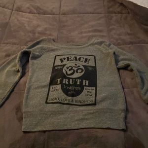 Namaste grey sweatshirt